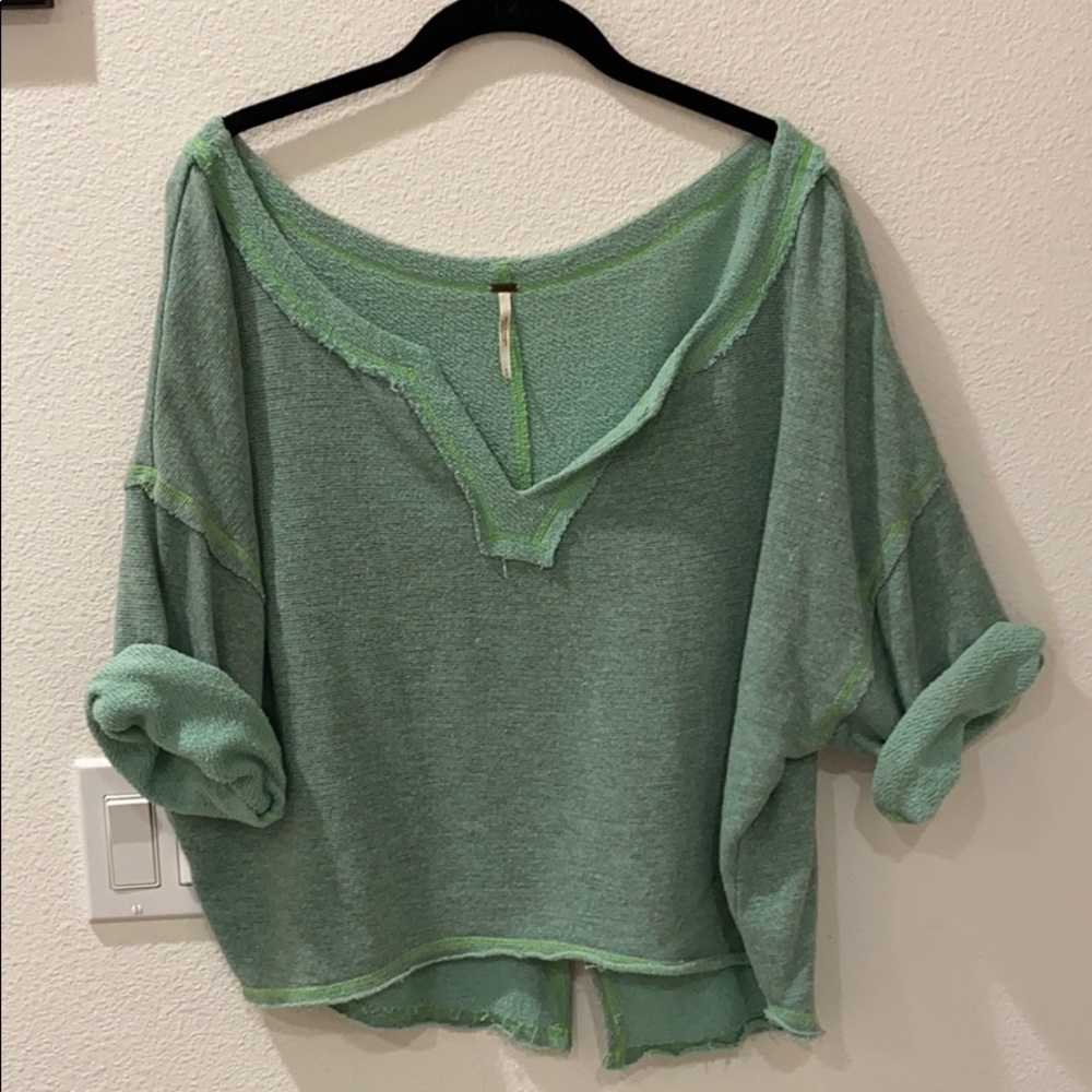 Oversized free people Tee